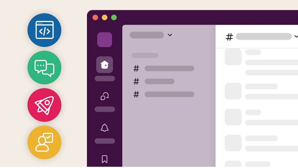Slack 应用插图